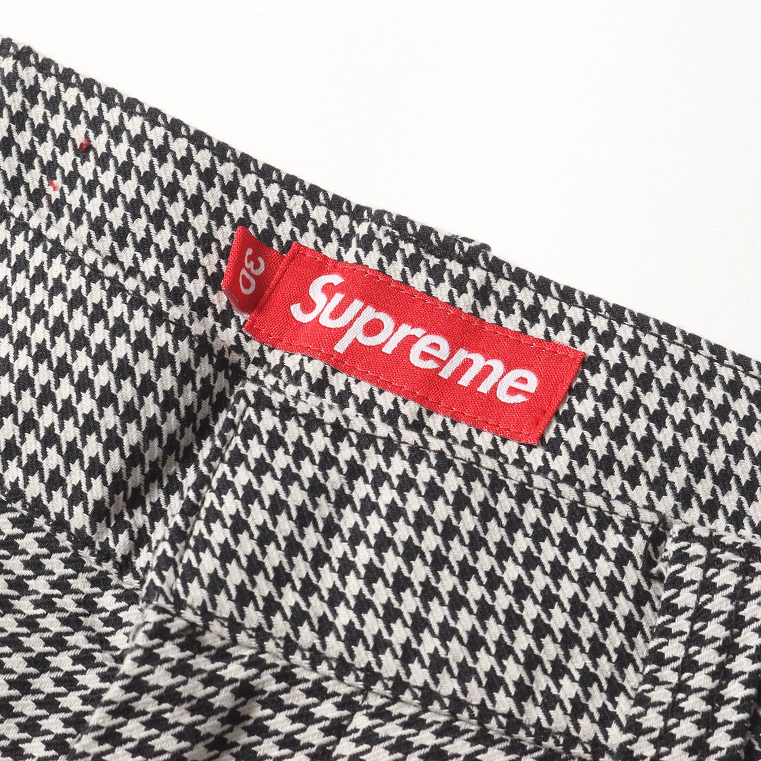 Supreme ‘25SS Work Pant 千鳥 32インチ 新品未使用 新品】Supreme シュプリーム パンツ サイズ:30 / 25SS 千鳥格子