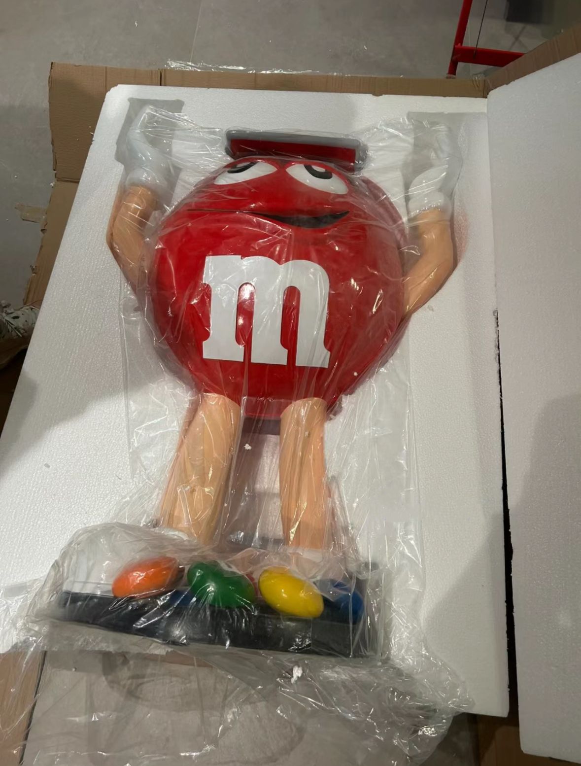 m&m's エムアンドエムズ ディスプレイ レッド 店頭用