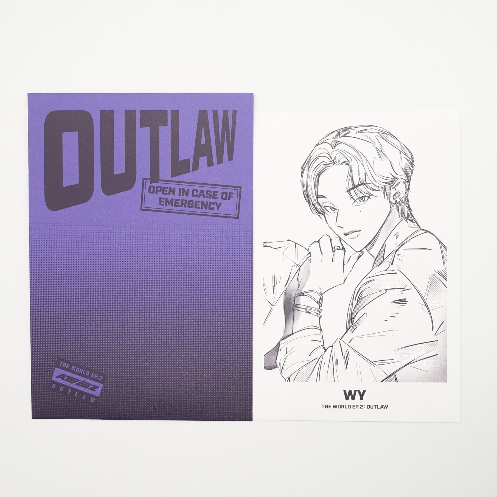 ウヨン OUTLAW トレカ ATEEZ ウヨン THE WORLD EP.2 OUTLAW Zver トレカ フォト