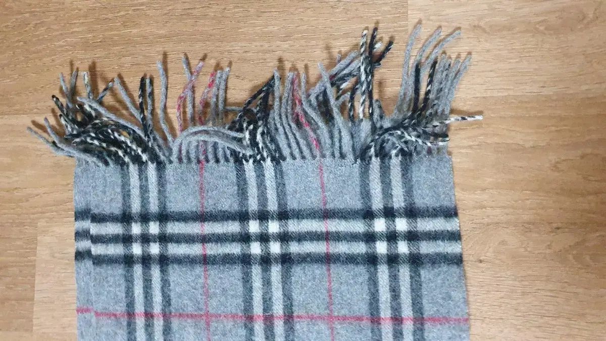 BURBERRY バーバリー ラムウール 100 マフラー ベストコンディション