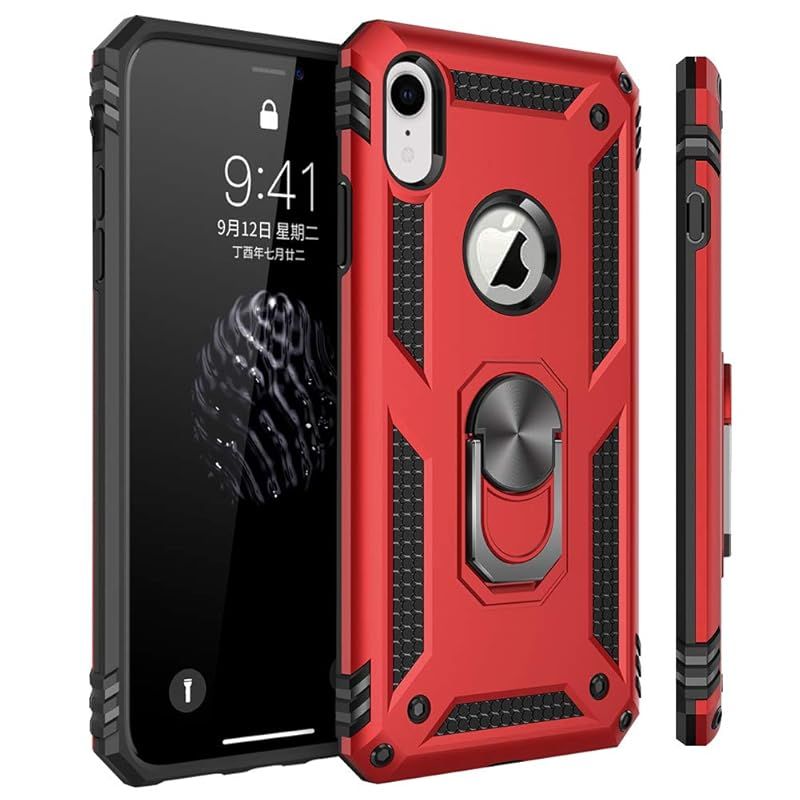 Apple iPhone XR 赤 ケース付き Apple iPhone XR (PRODUCT(RED)) 本体