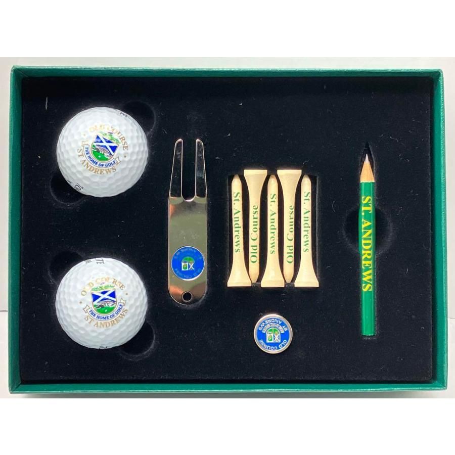 セントアンドリュース　オールドコース　タイカントリー　ゴルフマーカー　セット オールドコースセントアンドリュース ゴルフボール ティー マーカー