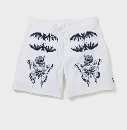 NEIGHBORHOOD Dr. Woo Short Pants White | slamjam | REVERSIBLE