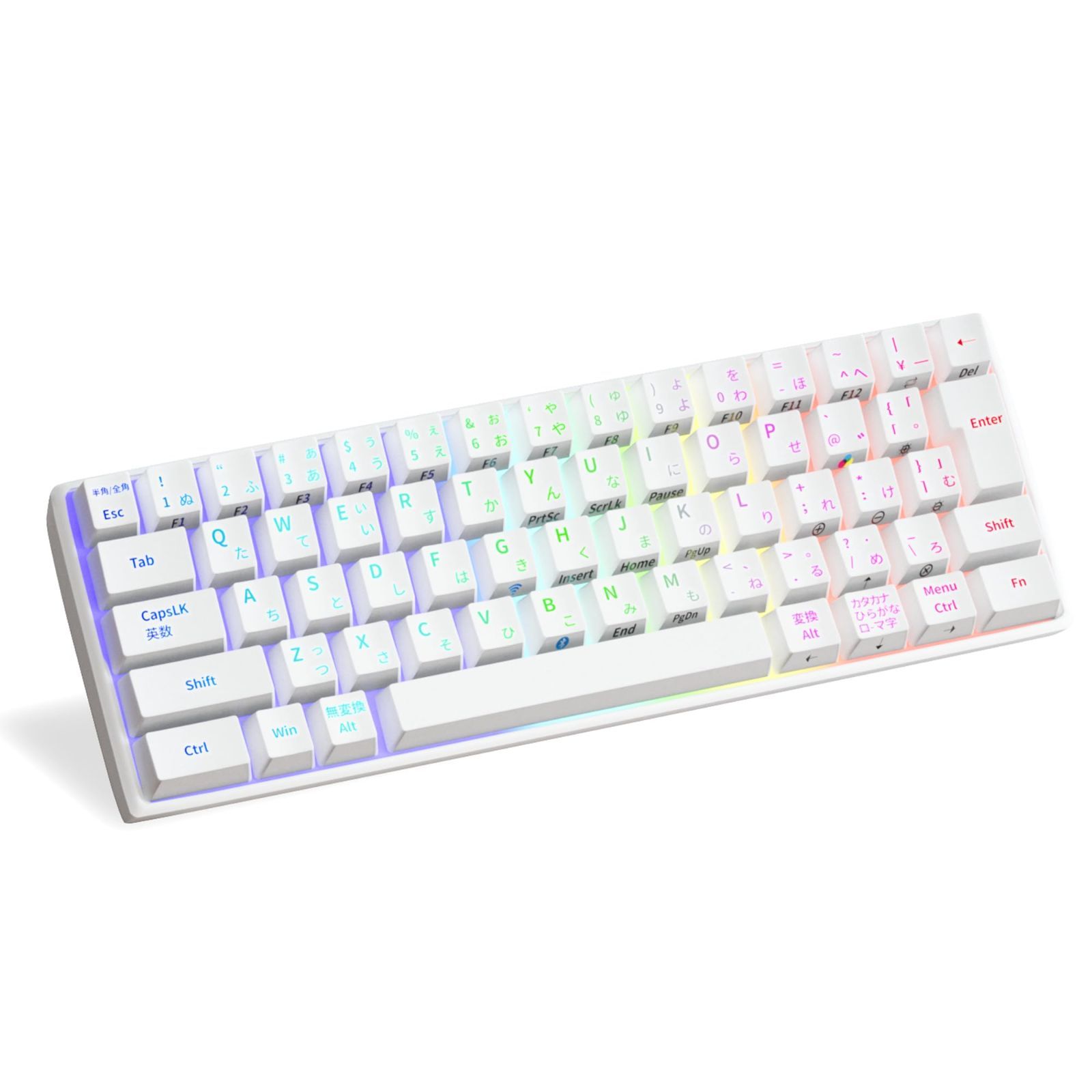 新品 63キー ゲーミングキーボード コンパクト Bluetooth 機械式