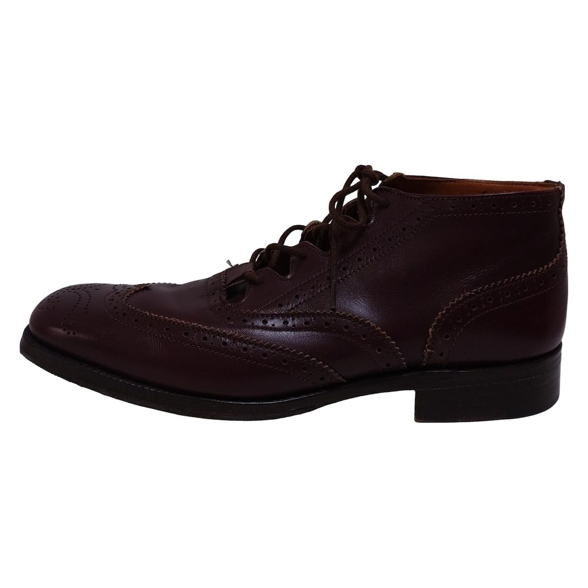 Tricker s トリッカーズ シューズ レディース - ボルドー ウィングチップ レザー