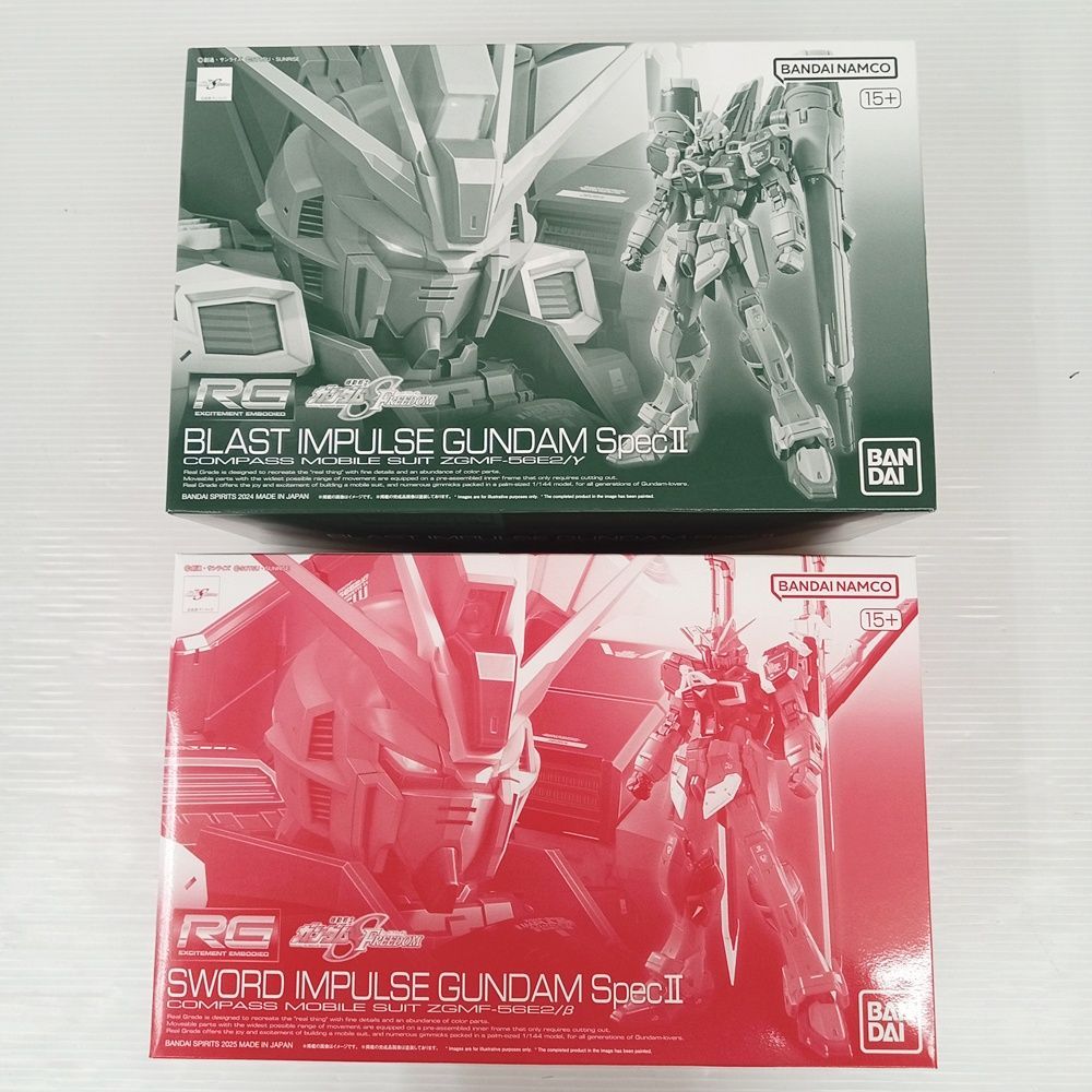 RG 1|144 ソードインパルスガンダムSpecII - RG 1|144 ブラストインパルスガンダムSpecII プラモデル 計2箱セット MA2F36-598