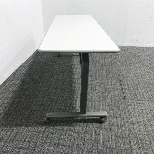 会議テーブル フラップ式 SE-N型 幕板付 内田洋行 ウチダ グレイ