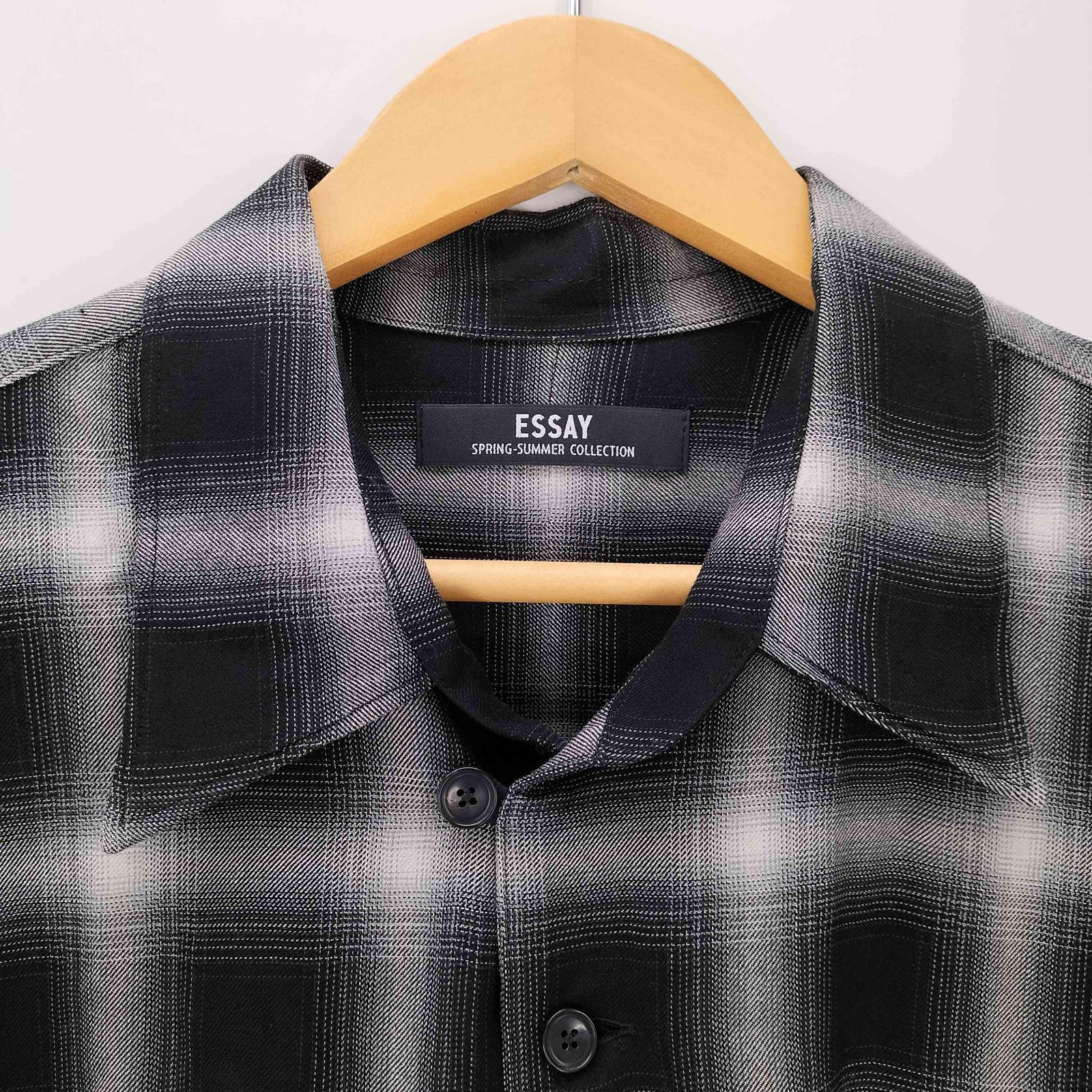 トップス ESSAY エッセイ 24SS CACHECOUER SS SHIRT - SHADOW CHECK