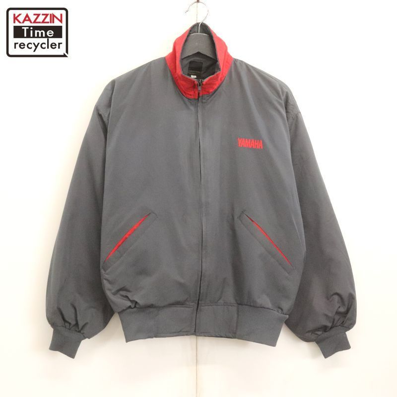 80s USA製 vintage YAMAHA ヤマハ ワンポイント レーシング ナイロン ジャケット メンズ 表記Sサイズ