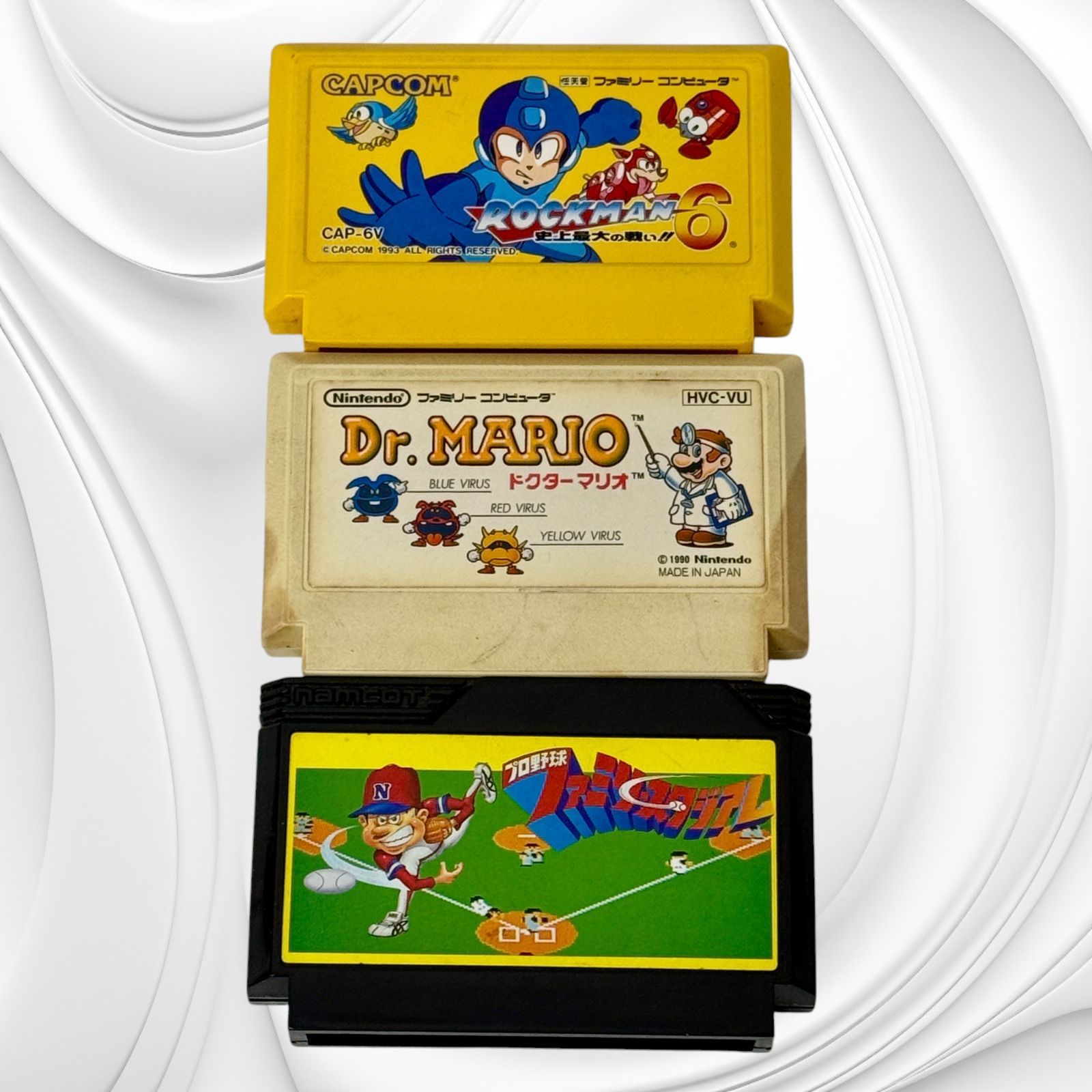 ファミコンカセット 3本セット ばら売り不可 ROCKMAN6 Dr.MARIO ファミコンカセット 3本セット ばら売り不可 ROCKMAN6 Dr.MARIO