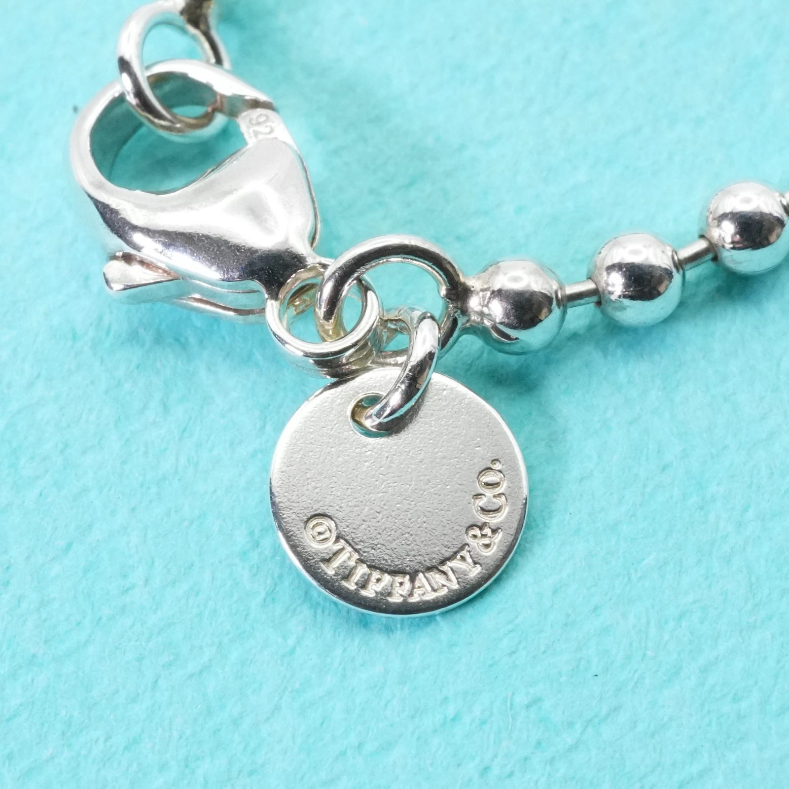 ティファニー 1837 ドックタグ ボールチェーン ネックレス/25-636S