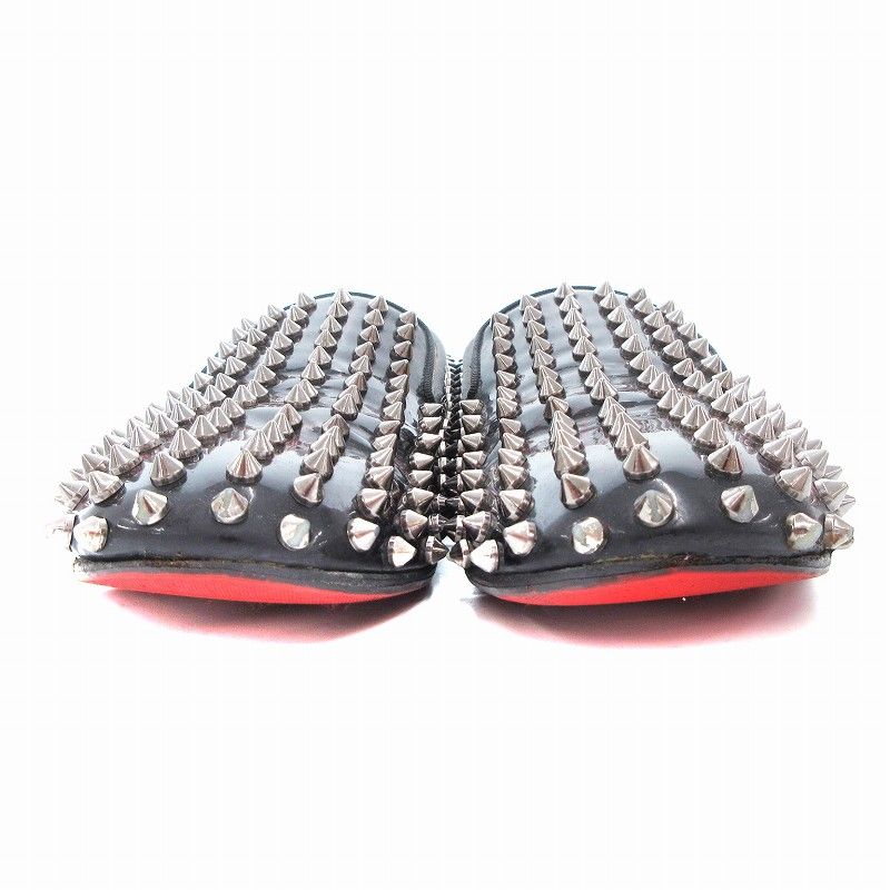 【美品】クリスチャンルブタン　ダンデライオン　スタッズ　スリッポン　ビジネス　黒 Dandelion Spikes ブラック スエード - Shoes - Men - Christian