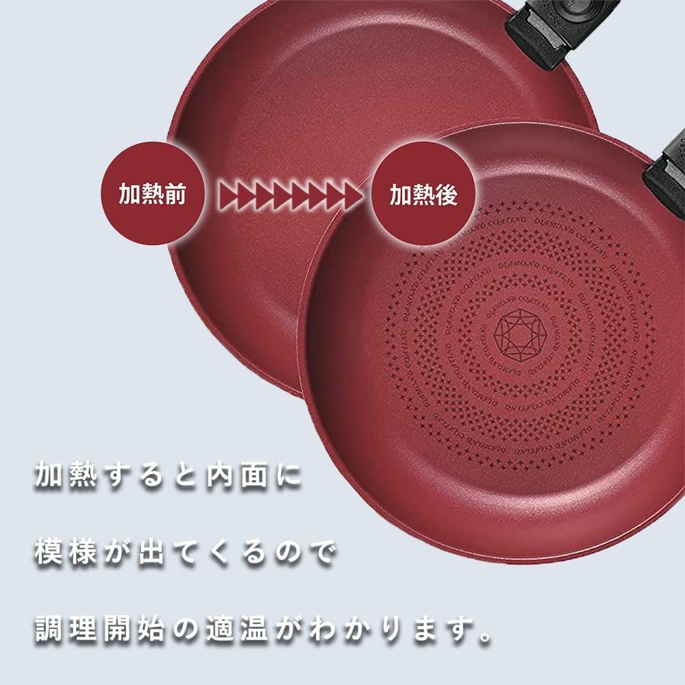 メルカリShops - クックサイン IH対応ダイヤモンドコート極深両口フライパン28㎝HB-5592