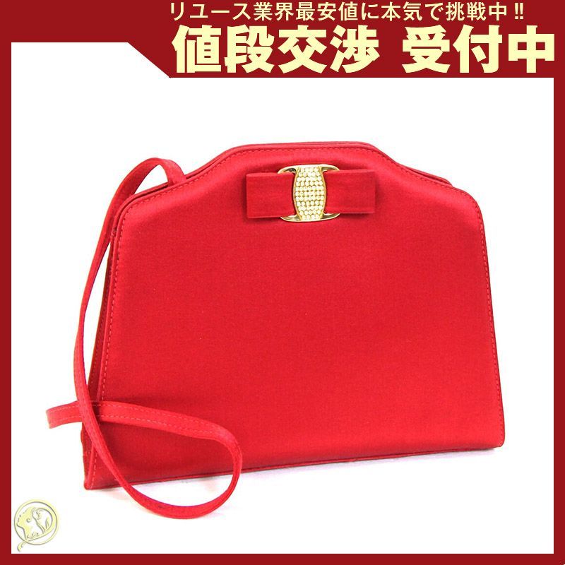 フェラガモ ショルダーバッグ ヴァラ A219168 FERRAGAMO（フェラガモ） ショルダーバッグ ヴァラ A219168 レッド