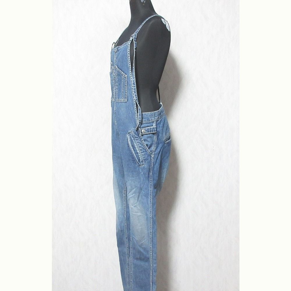 美品 JOHNBULL ジョンブル デニム フレンチサロペット オールインワン