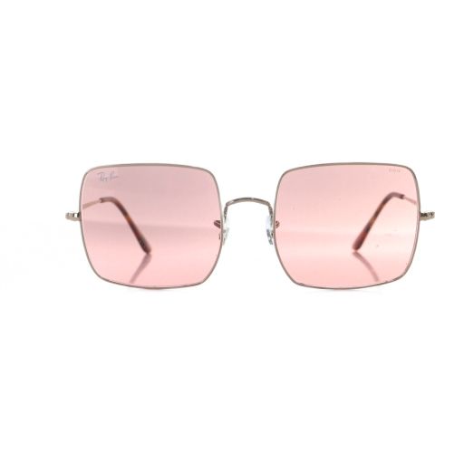 レイバン RAY BAN サングラス 眼鏡 めがね ロゴ スクエア カラーレンズ シルバー色 ピンク GY11 |MQ