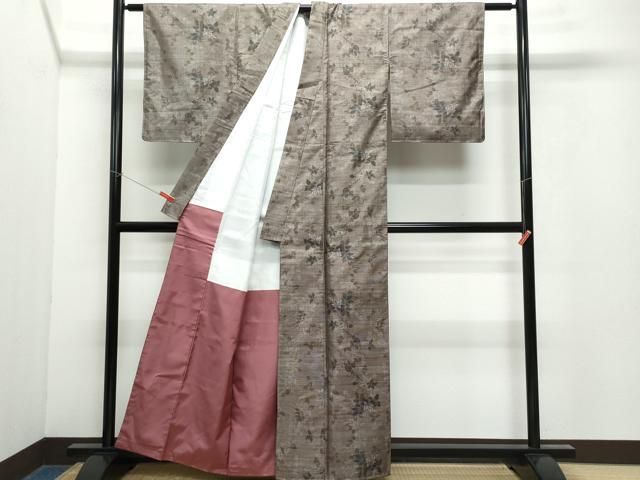 平和屋着物○本場大島紬 7マルキ 吉祥花文 正絹 逸品 CAAV9327ze 平和屋