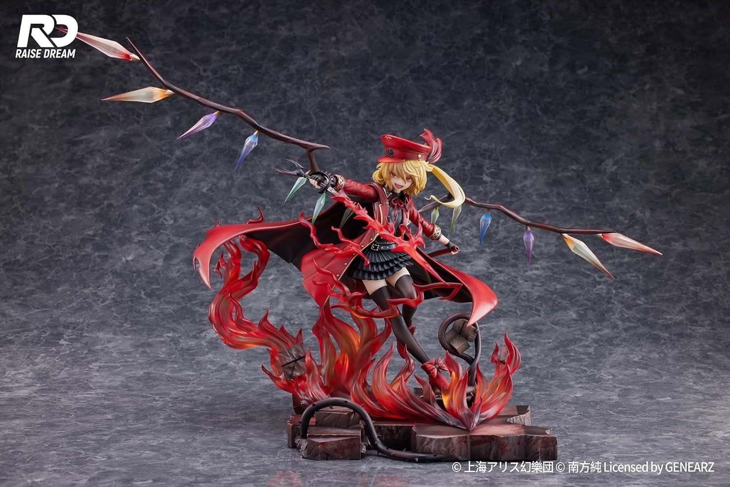 未開封品 東方プロジェクト 1|6 フランドール スカーレット 塗装済み完成品フィギュア 軍服Ver. ④