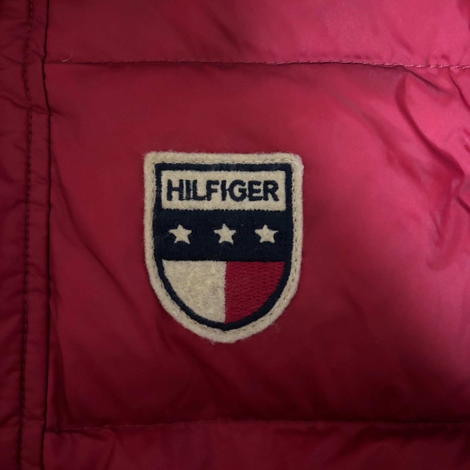 Z1540 Tommy Hilfiger トミーヒルフィガー ダウンジャケット レッド 