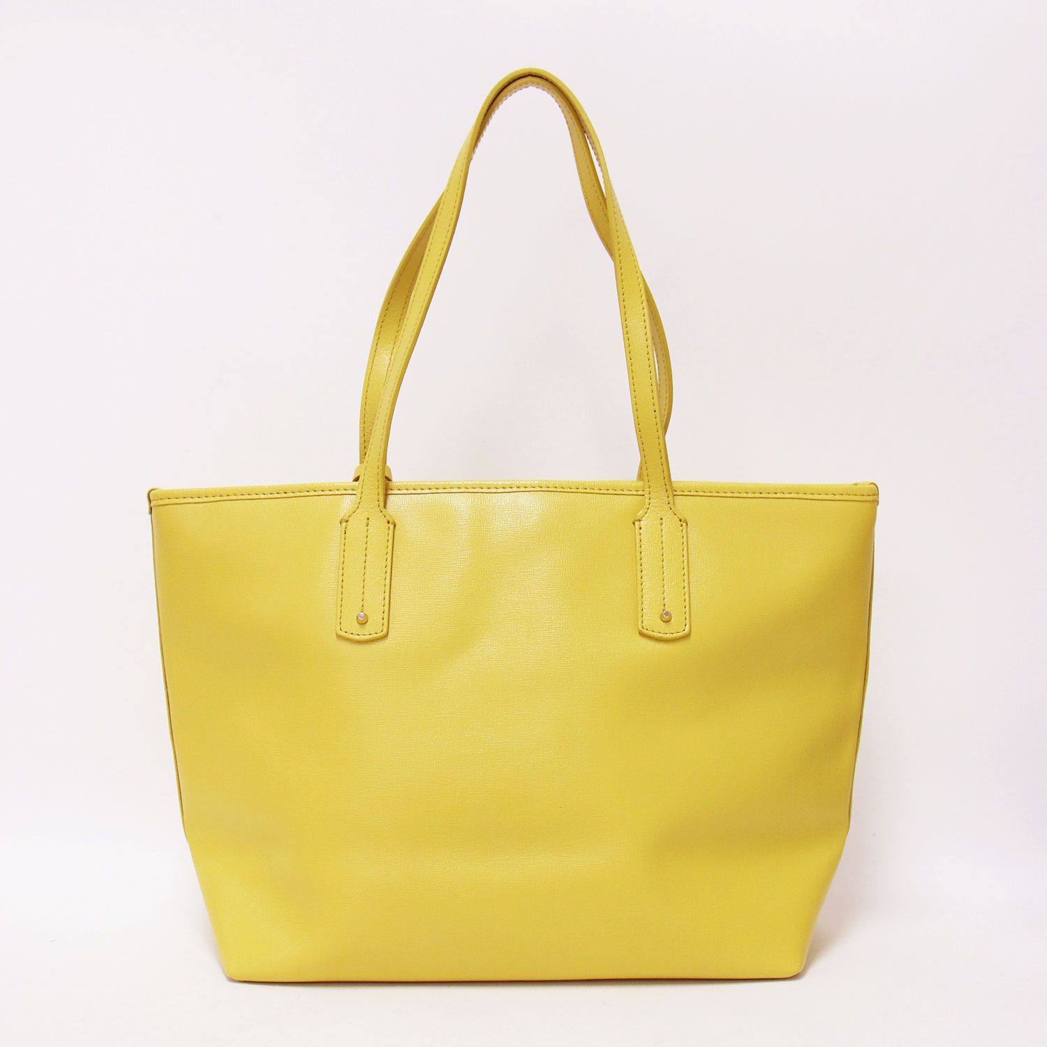美品☆FURLA フルラ カレッジ トートバッグ イエロー ハンドバッグ レザー 美品⭐️FURLA フルラ カレッジ トートバッグ イエロー バッグ