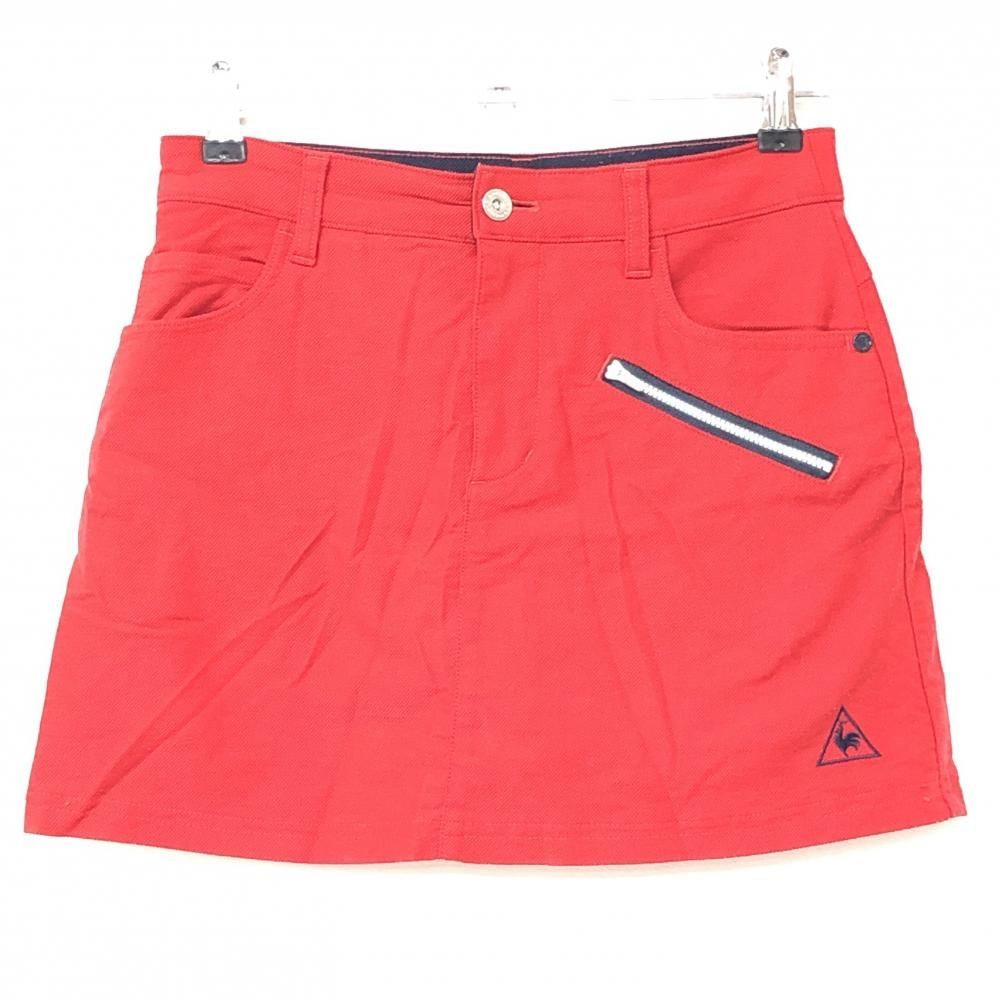 ルコックゴルフ スカート レッド×ネイビー 内側インナーパンツ レディース 13 ゴルフウェア le coq sportif スカート レッド×ネイビー coq 花 レディースウェア ルコック（カラーレッド）（スカート｜レディースウェア