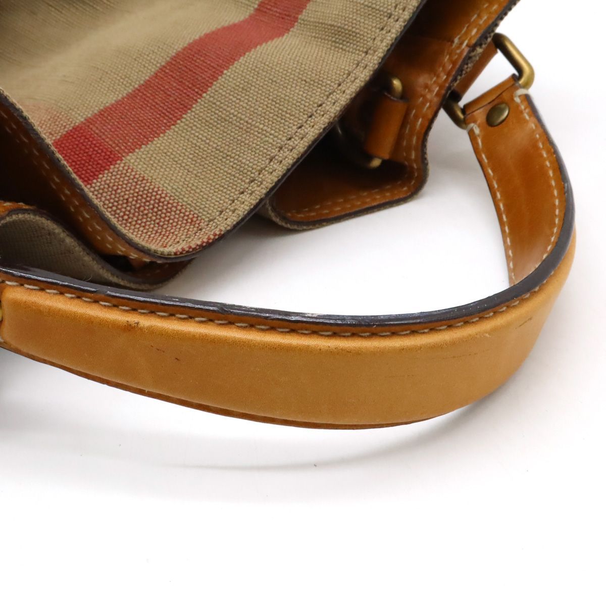 Burberry チェック柄ショルダーバッグ バケツ型 【公式通販】