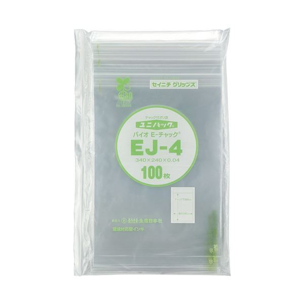 （まとめ）生産日本社 ユニパックバイオ EF-4 100枚〔×10セット〕 まとめ）生産日本社 ユニパックバイオ EF-4 100枚〔×10セット〕
