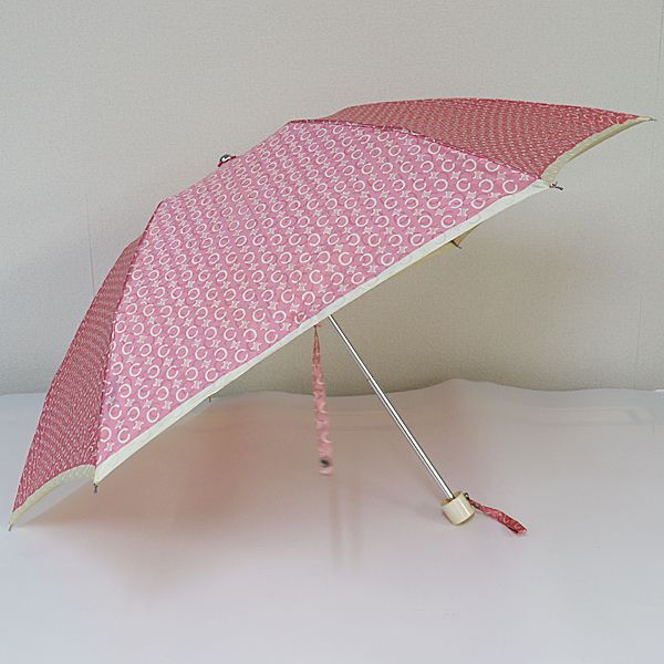 美品◇セリーヌ☆マダカム折り畳み傘 トリオンフ 晴雨兼用 美品 CELINE