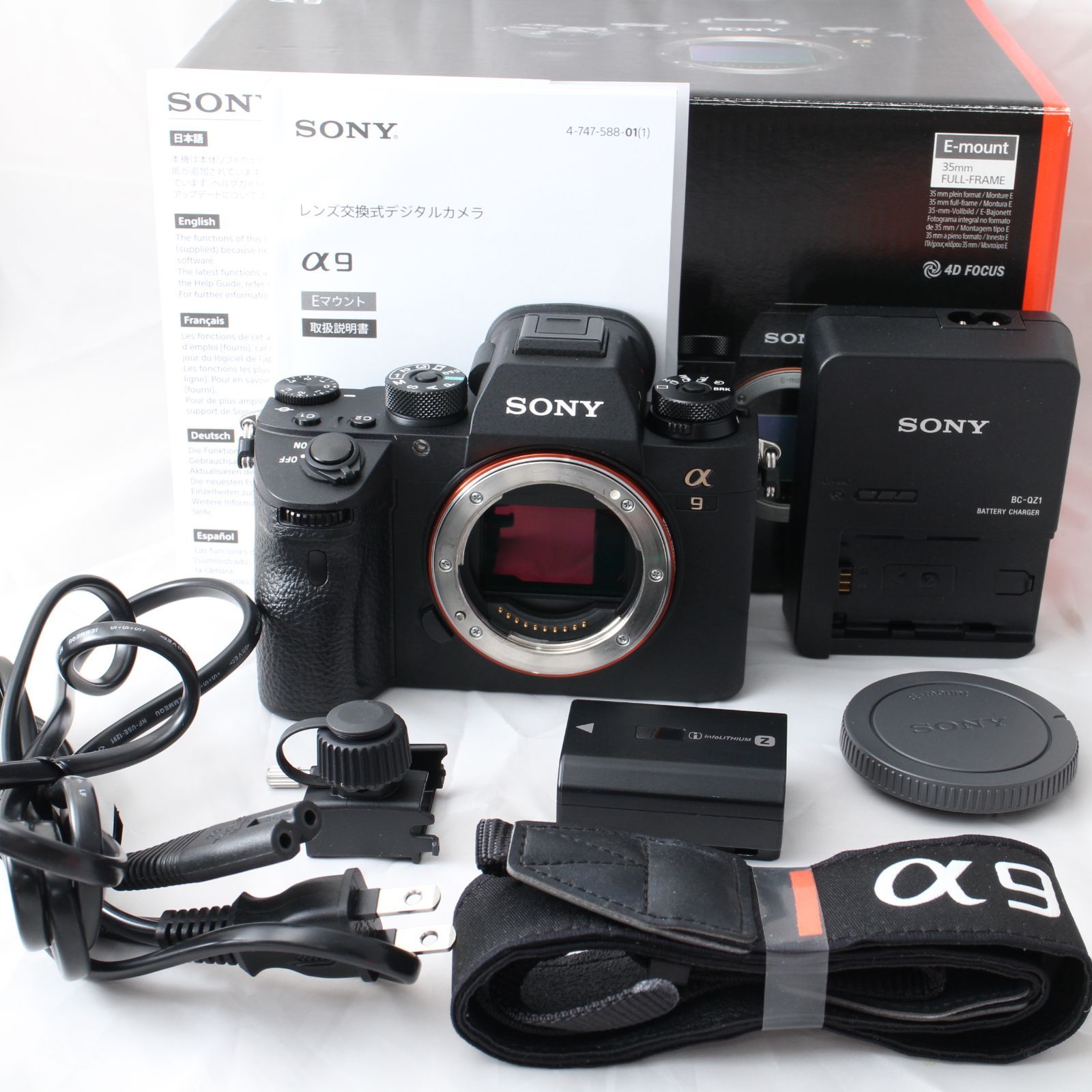 級 ショット数235 SONY ソニー α9 ボディ ILCE-9 フルサイズミラーレス一眼 3657