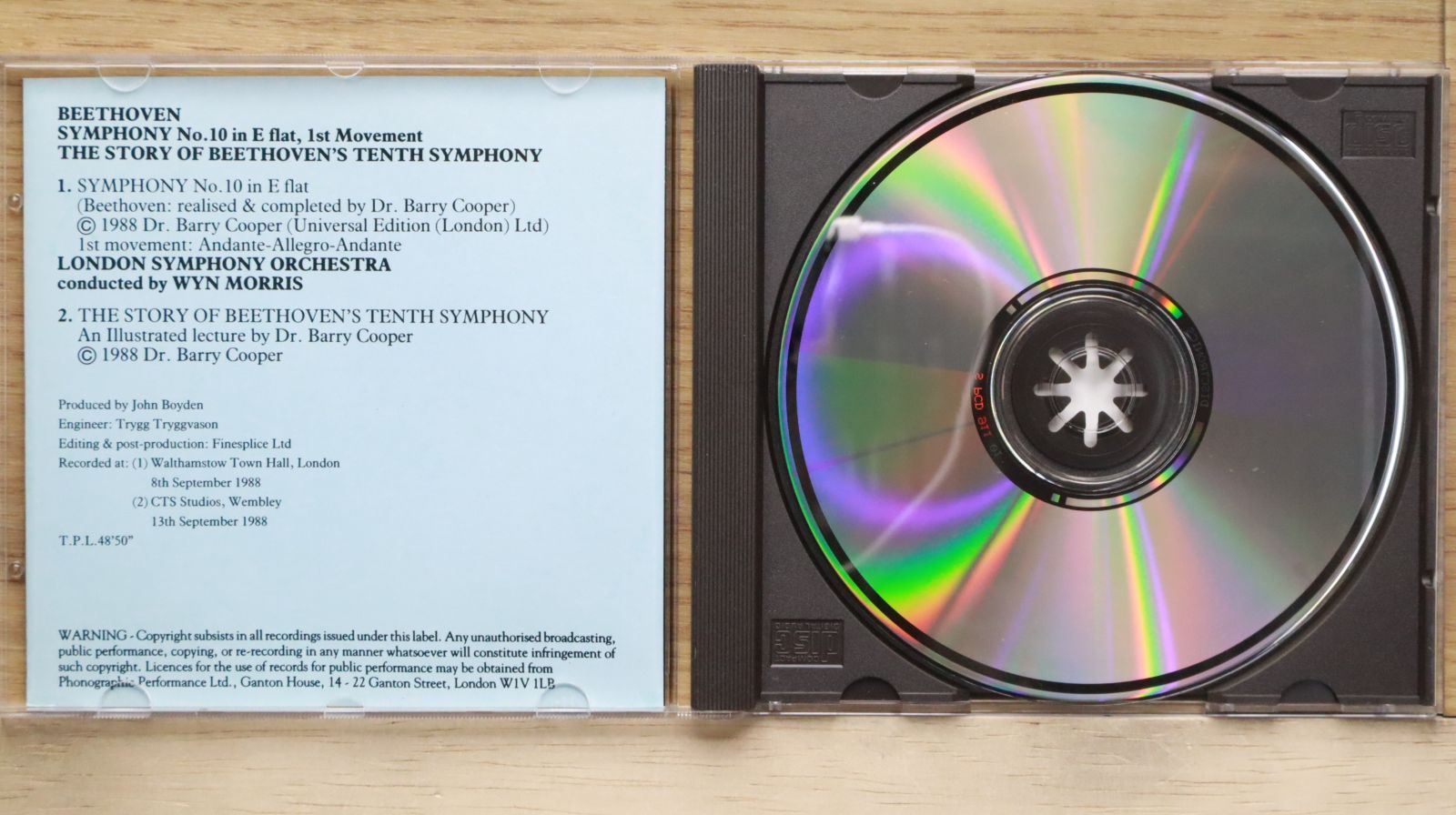 輸入盤CD☆ベートーヴェン/Beethoven□ Sym.10、 Story Of Beethoven's