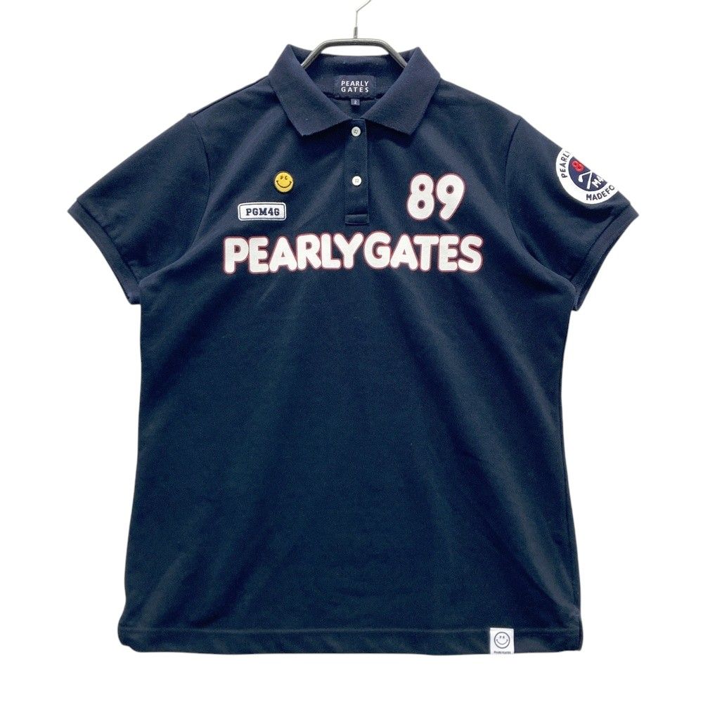 サイズ：2 PEARLY GATES パーリーゲイツ 半袖ポロシャツ ニコちゃん