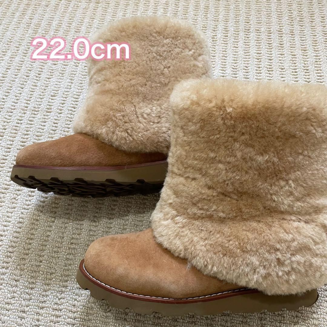 22.0cmアグ UGG MAYLIN メイリン ムートンブーツ 本革