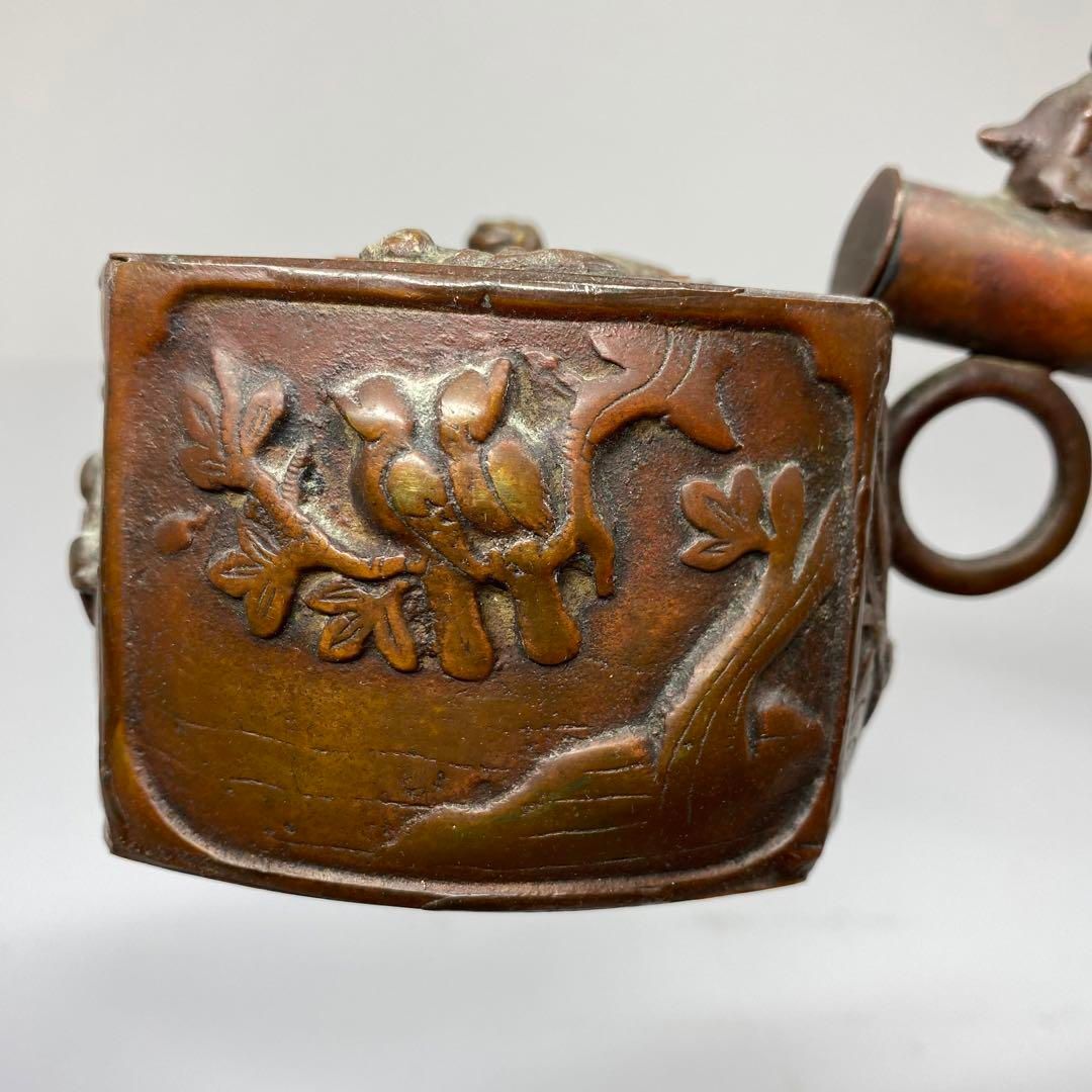 古銅　特大　矢立　タサオ　605g 東金6-0311③ 古銅 特大 矢立 タサオ 605g 東金6-0311③ - メルカリ