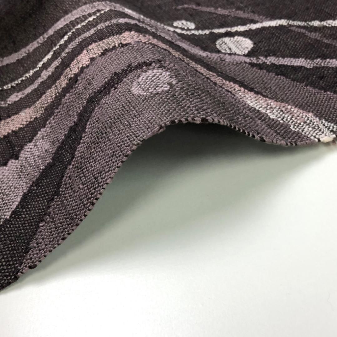 名古屋帯 真綿紬 抽象模様 今鶴色 O-5586 - メルカリ