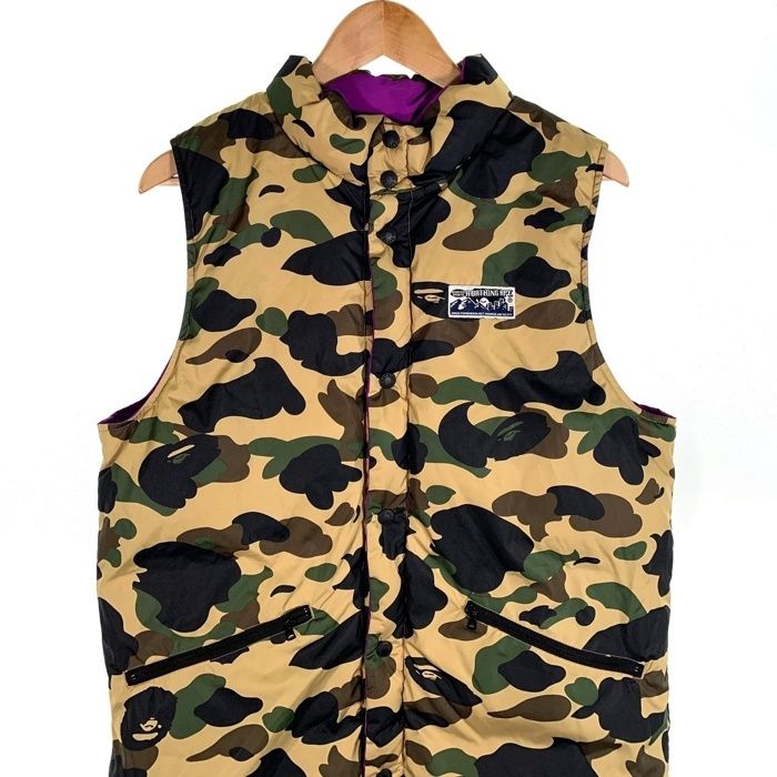 A BATHING APE ダウンベスト A BATHING APE アベイシングエイプ 001GDK201003H ブラック