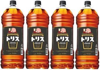 容器変形 商品の説明をご ください サントリー ウイスキー トリス クラシック 4Lﾍﾟｯﾄ 4L × 4本 4901777280090