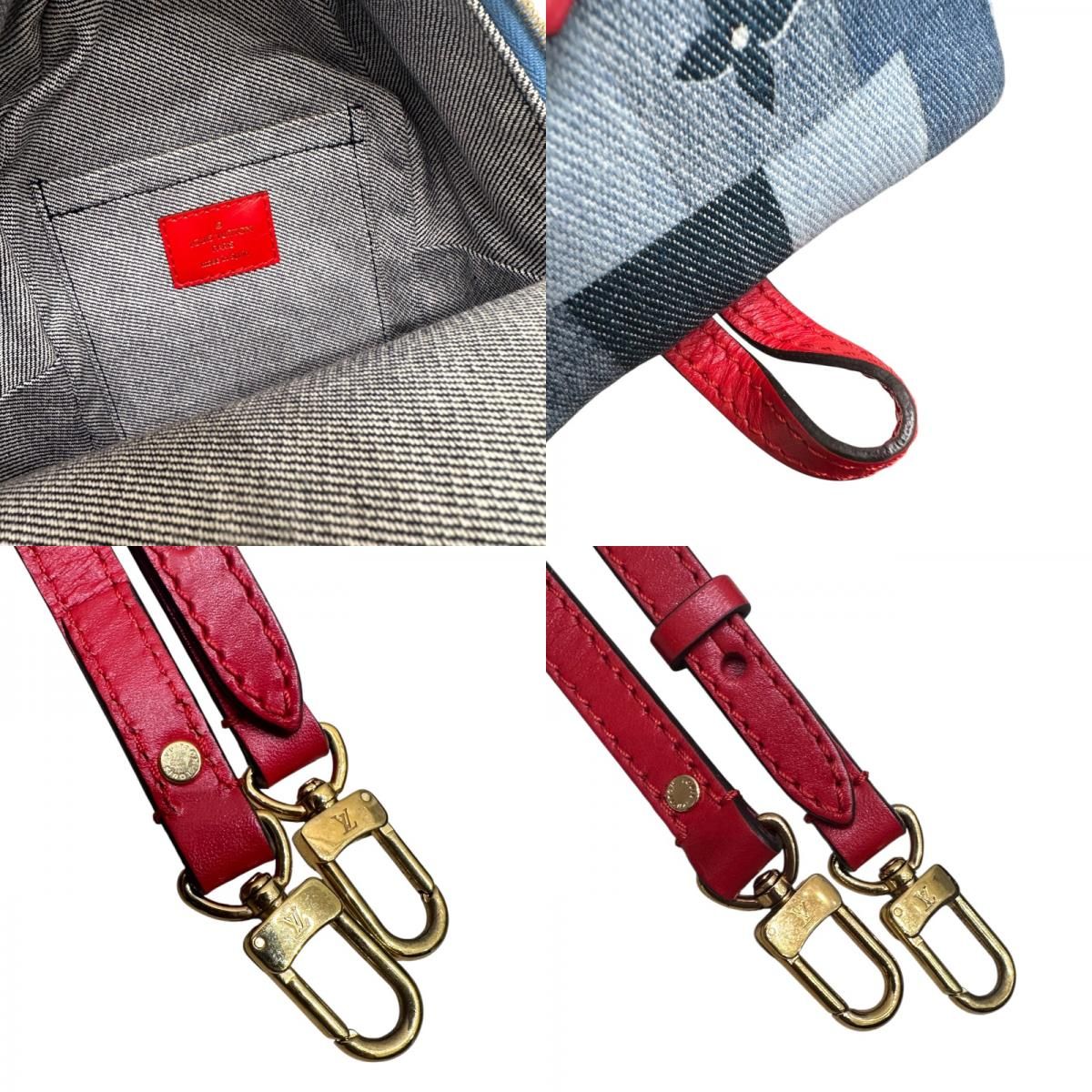 ブルー デニムモノグラム