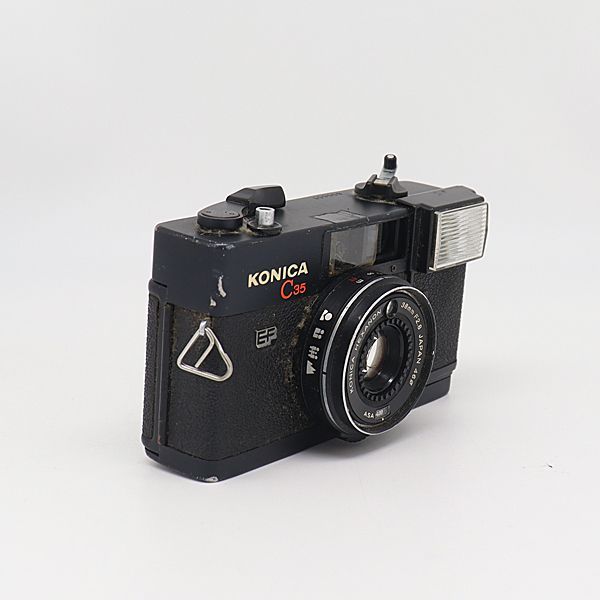 美品　Konica C35ブラック38mm F2.8 フィルムカメラ Amazon.com : Konica C35 35MM Film Camera Konica Hexanon 38mm