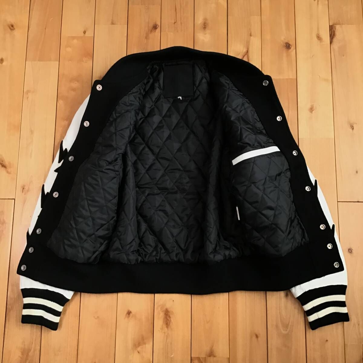 ☆非売品☆ スタッフ限定 袖レザー スタジャン Sサイズ a