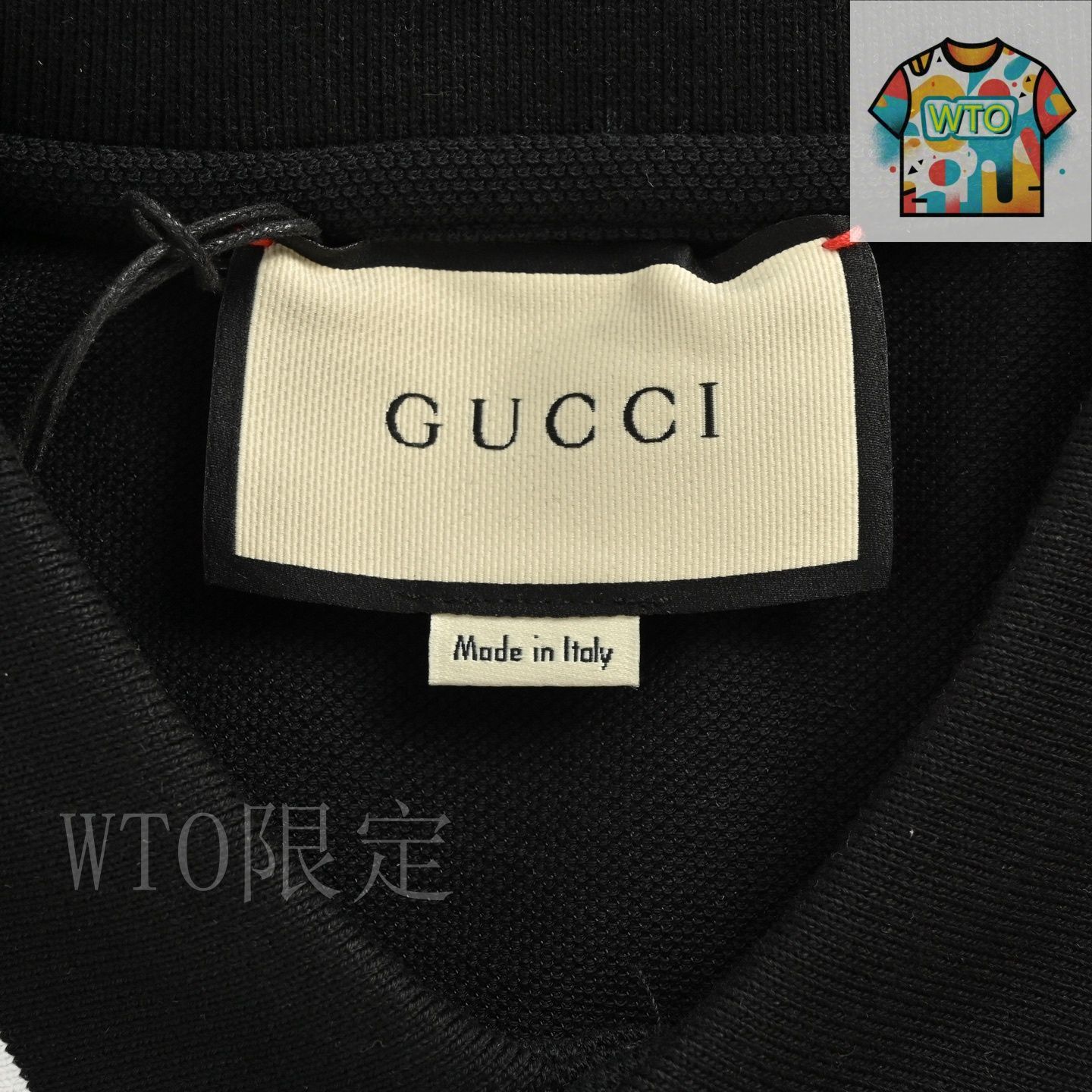 GUCCI ミケーレ期 ポロシャツ 今日WTO】Gucci 2024SS 辰年限定 ポケット炎刺繍ポロシャツ-KM36