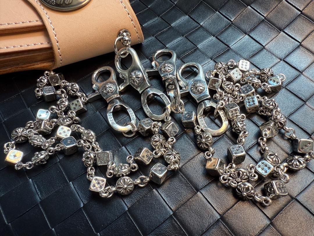  ウォレットチェーン Dice×Flowerウォレットチェーン QBSZSZ ウォレットチェーン 小物