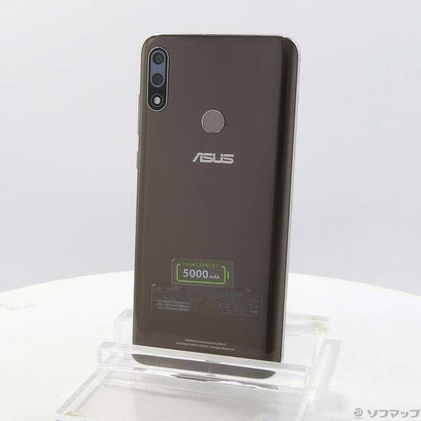 ASUS - 中古美品　zenfone max pro m2　コズミックチタニウム 中古品〕 ZenFone Max Pro M2 64GB コズミックチタニウム