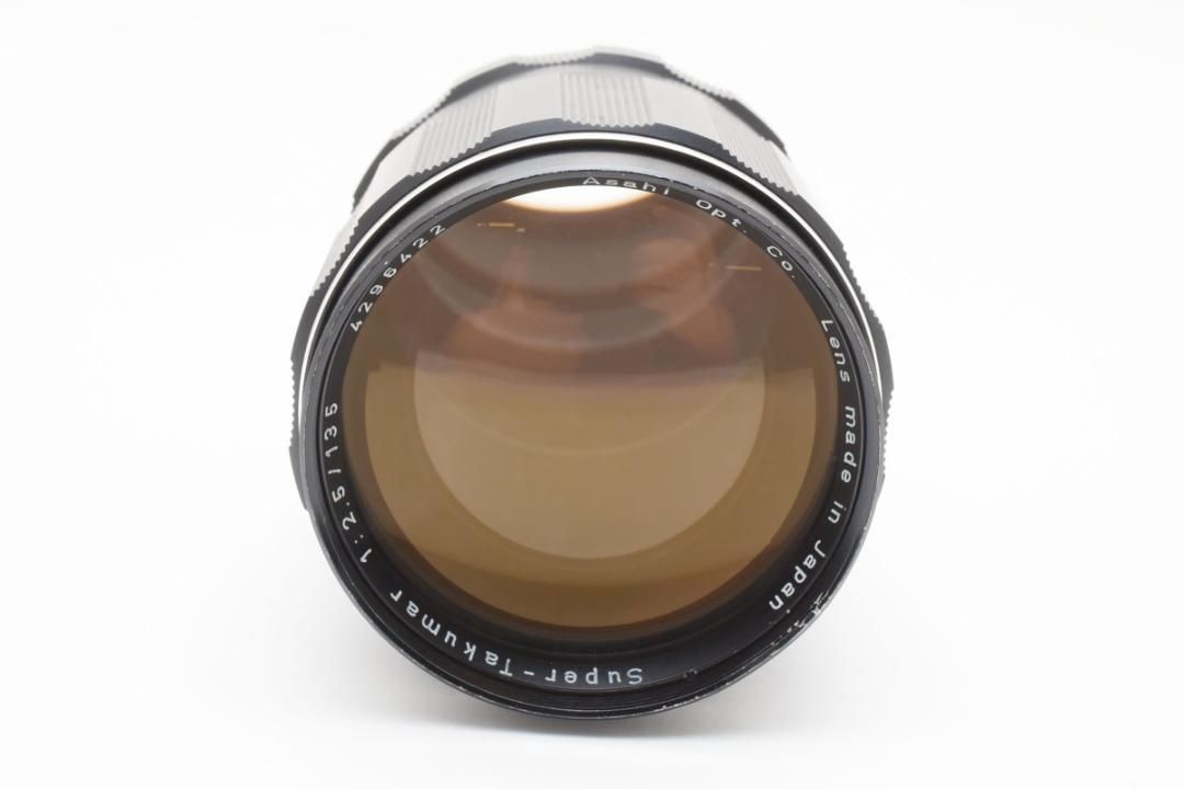 有名ブランド Super Takumar メルカリ - Y167 純正フード付 F2.5 135mm レンズ(単焦点)