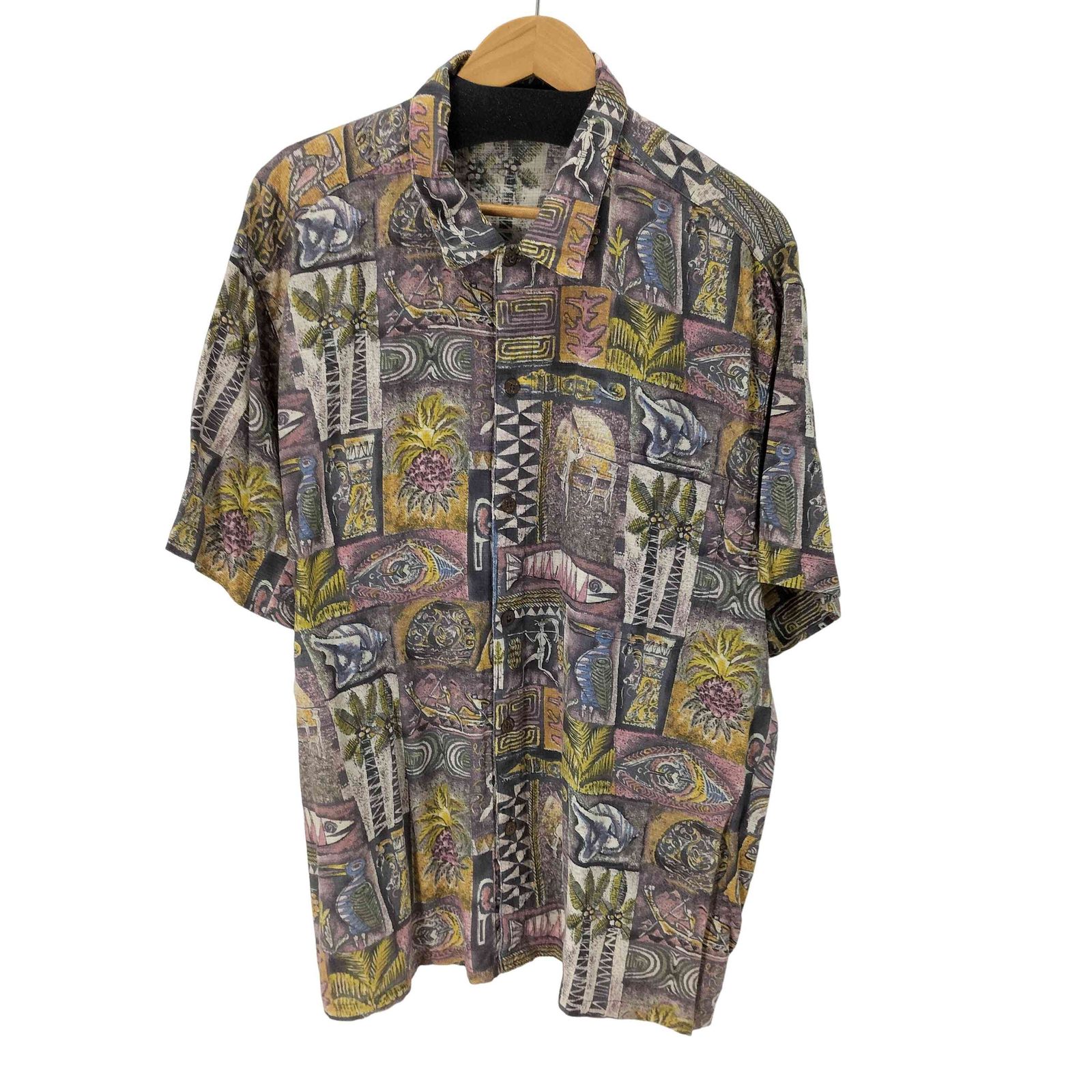 パタゴニア patagonia 90S 95年製 総柄 ACシャツ メンズ import：L 
