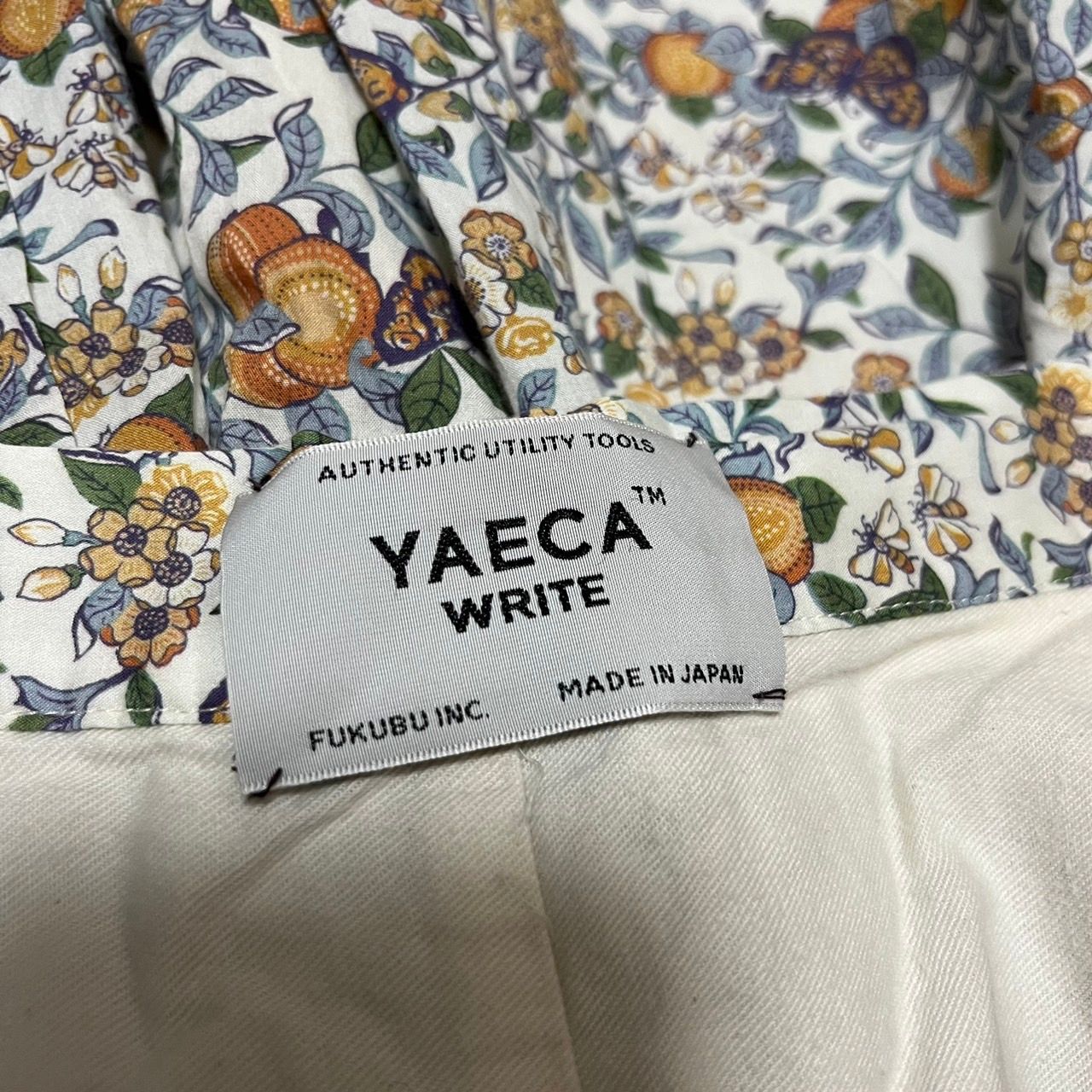 YAECA WRITE キュロット YAECA (ヤエカ) WRITE CULOTTES COTTON LINEN / ライト