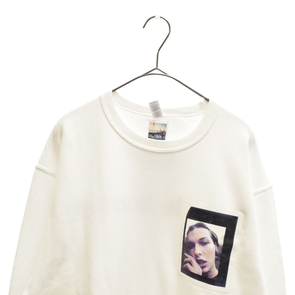 WACKO MARIA ワコマリア 23AW DAVIDE SORRENTI / CREW NECK SWEAT SHIRT ( TYPE-1 ) ダヴィデソレンティ スウェットトレーナー ブラック DAVIDESORRENTI-WM-SS06