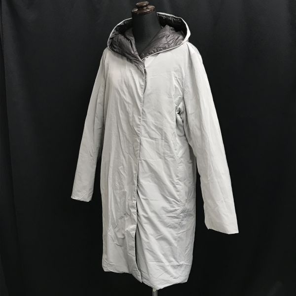 SALE>美品☆ビースリー/B-Three☆洗濯OK！90％/リバーシブル/ダウンコート【レディースL/グレー/ブラック】フーディ/Coat/Jacket/Jumper◇cBH831  #BUZZBERG - メルカリ