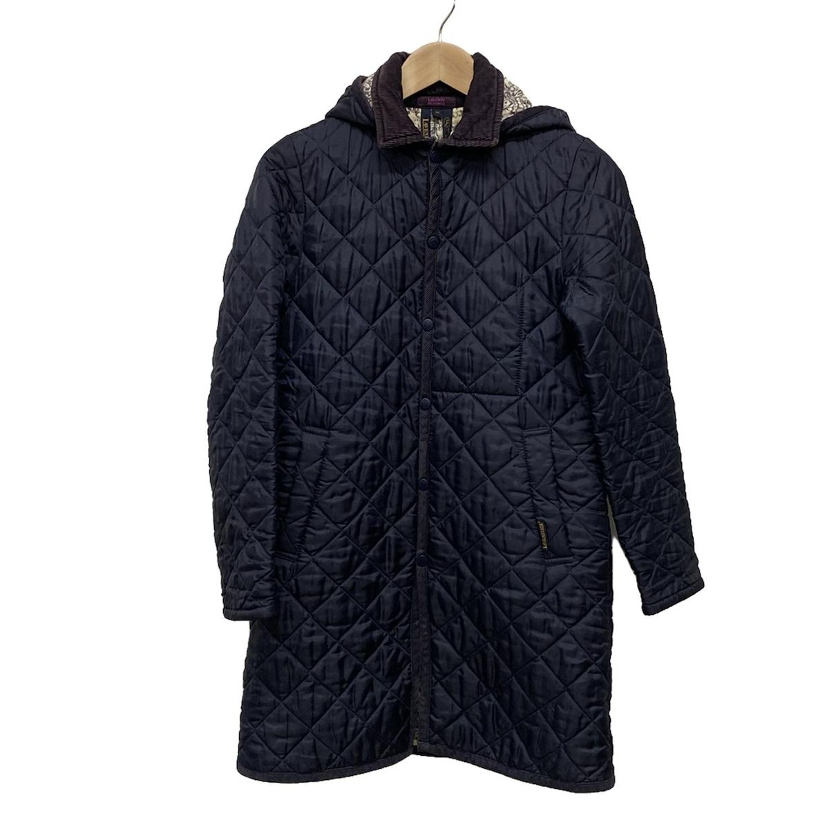 ラベンハム LAVENHAM コート サイズ38 M ダークブラウン レディース キルティング/冬物 LAVENHAM(ラベンハム) コート サイズ38 M レディース - パープル