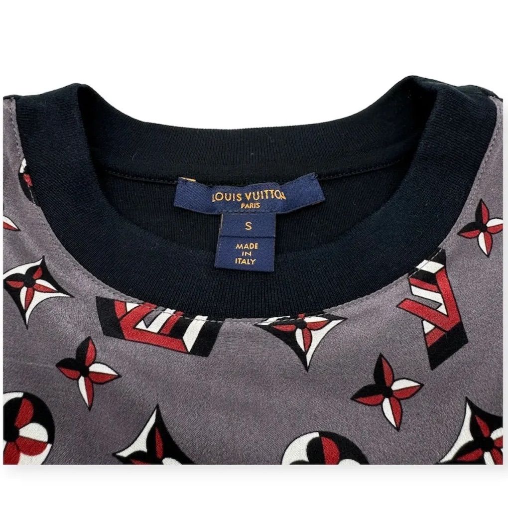 ✨️新品未使用✨️【国内正規品】シルク✨LOUIS VUITTON ルイ・ヴィトンTシャツ レディースSコットン シルク - メルカリ