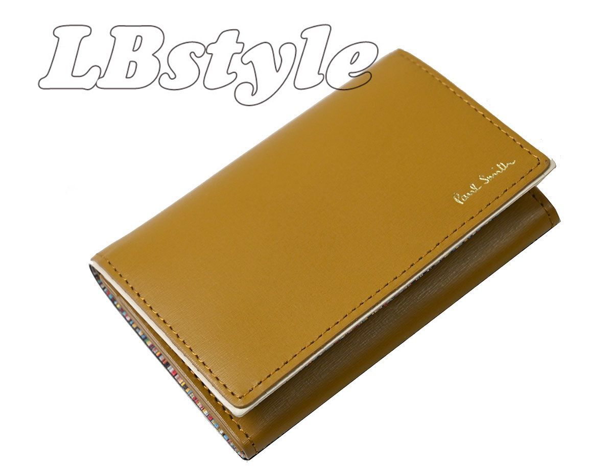 ポールスミス 名刺入れ メンズ レディース paulsmith カードケース プレゼント ギフト用 ポール スミス Paul Smith カードケース MSエッジ牛革 名刺入れ ポールスミス